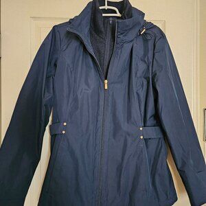 Women's Navy Blue Coat - Size Large